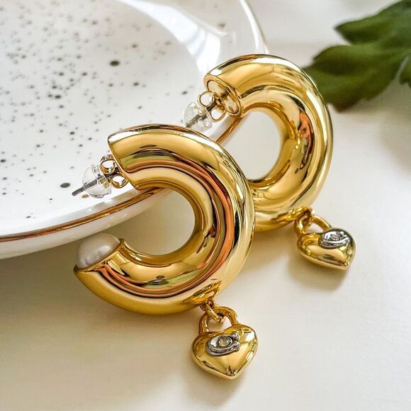 Coach chunky statement hoops - Picture 3 of 7